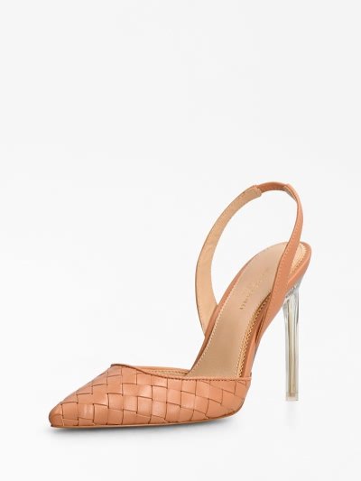 Női Guess Marciano Genuine Bőr Szandál Barna | HU-348991