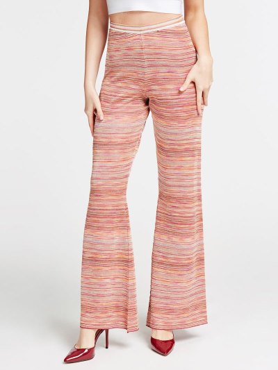 Női Guess Marciano Knit Nadrág Piros | HU-695380
