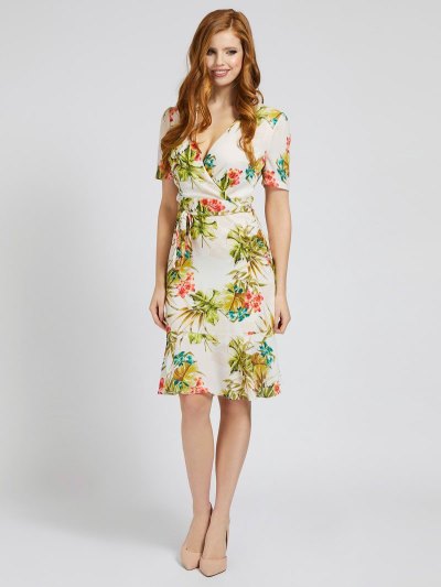 Női Guess Marciano Print Ruha Floral Fantasy | HU-284556