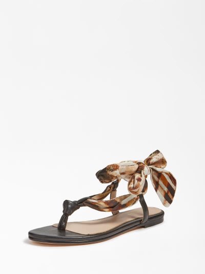 Női Guess Marciano Tie Me Szandál Bézs | HU-438820
