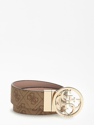 Női Guess Nell 4g Logo Belt Öv Rózsaszín | HU-983446