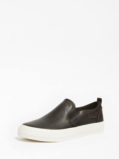 Női Guess Preska Slip On Fekete | HU-140169