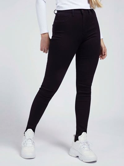 Női Guess Push Up Shaping Fit Nadrág Fekete | HU-973000