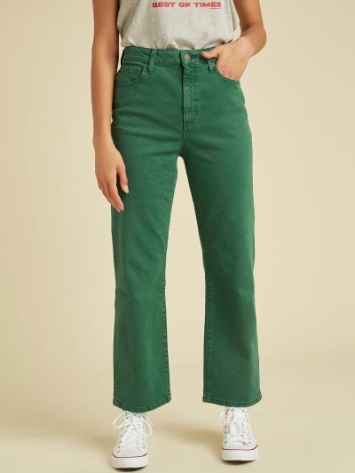 Női Guess Relaxed-fit Ruházat Zöld | HU-459281