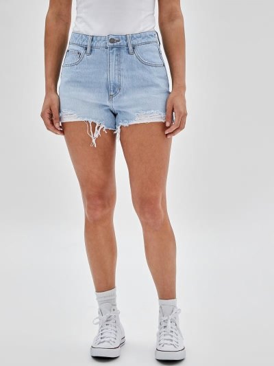 Női Guess Rövidnadrág Denim Rövidnadrág Világos Kék | HU-801588