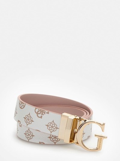 Női Guess Tiberi 4g Peony Logo Belt Öv Világos Rózsaszín | HU-142678